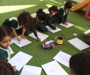 Drawing session with KG2C&K.G2A in the play ground (10)